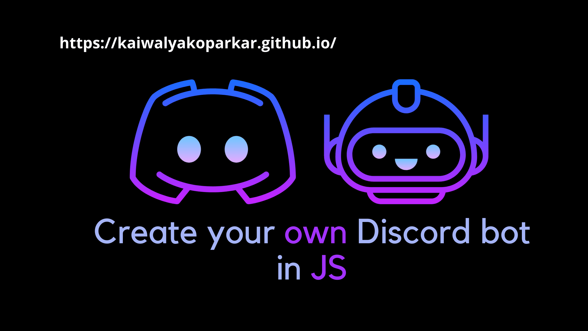 🤖 Creating your own discord bot using JS 🤖